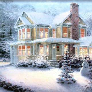 Winter scence wallpaper