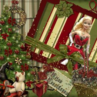 Barbie Christmas wallpaper