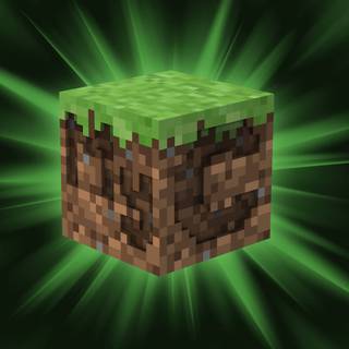 Neon Minecraft wallpaper