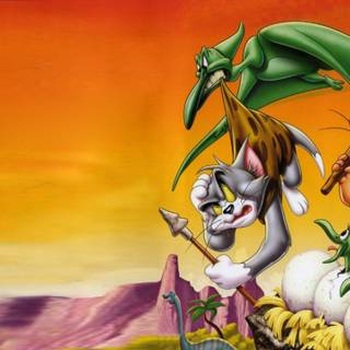 Tom and Jerry aesthetic wallpaper