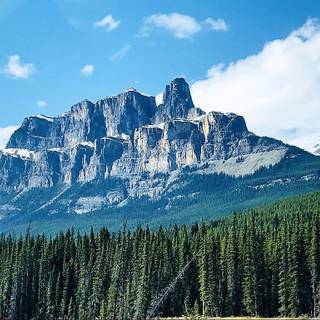 Banff National Park Castle Mountain wallpaper