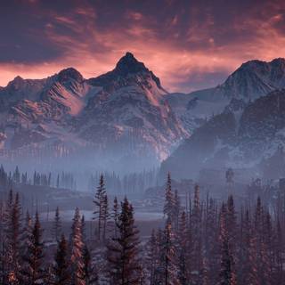Winter gaming landscape wallpaper