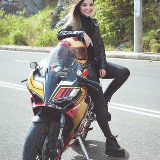 Rider girl wallpaper