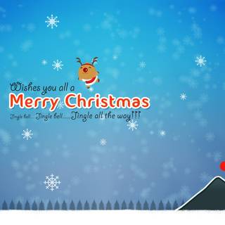 Cute Christmas quote wallpaper