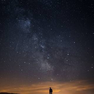 Starry Night Christmas wallpaper