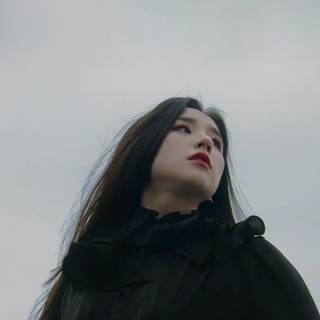 Aesthetic winter girls wallpaper