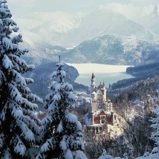 Castles winter wallpaper