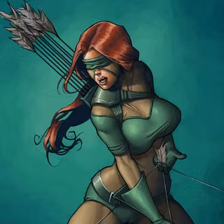 Female archer wallpaper