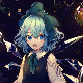 Anime characters Christmas wallpaper