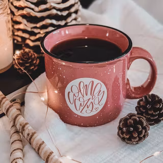 Aesthetic coffee Christmas wallpaper