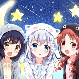 Gochuumon wa Usagi desu ka wallpaper