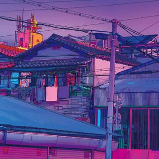 Purple aesthetic desktop 4k wallpaper