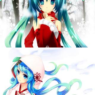 Snow PS4 anime wallpaper