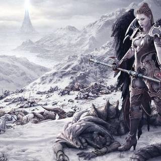 Warrior women wallpaper