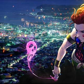 Hisoka aesthetic desktop wallpaper