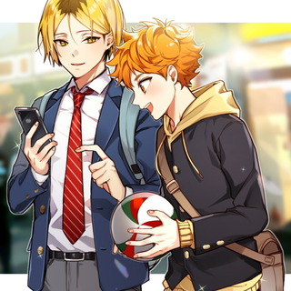 Kenma and Hinata wallpaper