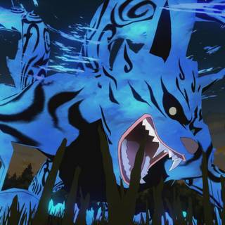 Two tailed beast wallpaper