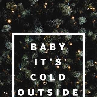 Modern Christmas aesthetic wallpaper