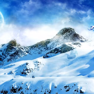 Computer snowboarding wallpaper