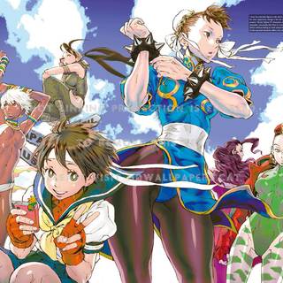 Street Fighter girls wallpaper