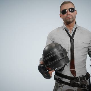 PUBG Mobile helmet wallpaper