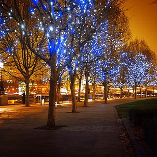 Christmas light desktop wallpaper