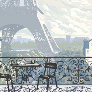 Eiffel Tower winter wallpaper