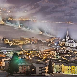 Winter night vibes wallpaper