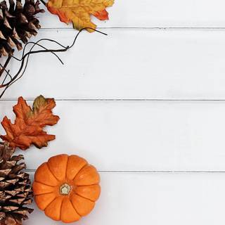 Vintage aesthetic autumn wallpaper