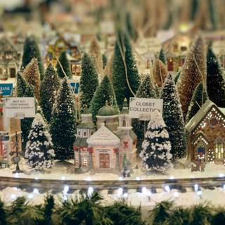 Retro Christmas wallpaper