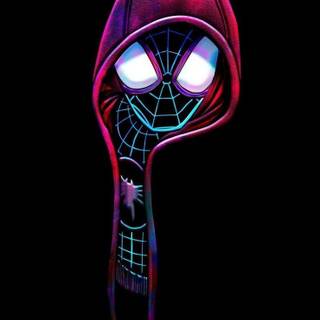 Amoled Miles Morales wallpaper