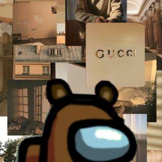 Brown Among Us wallpaper