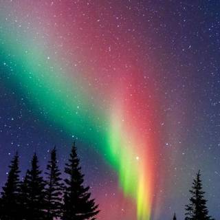 Night sky northern lights wallpaper