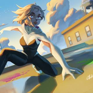 Into the Spider Verse Gwen Stacy wallpaper