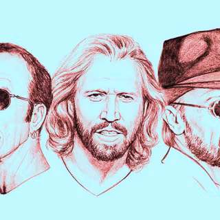 The Bee Gees logo wallpaper