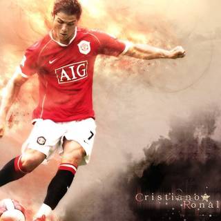 Football playing wallpaper