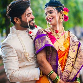 Marathi couples wallpaper