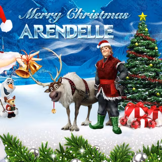 Frozen Christmas Disney wallpaper