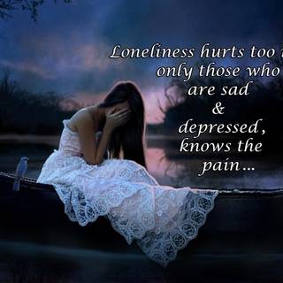 Lonely quotes wallpaper