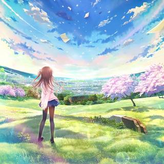 Kawaii nature wallpaper