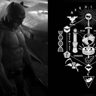 DC Extended Universe logo wallpaper