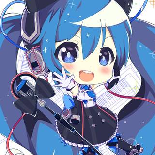 Hatsune Miku anime wallpaper