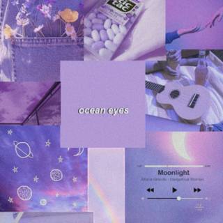 Aesthetics purple wallpaper