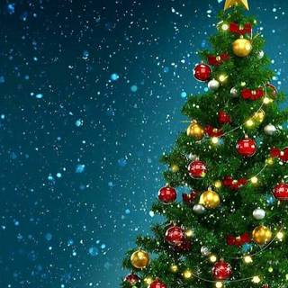 Cool Christmas tree wallpaper