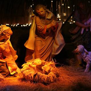 The Birth of Jesus Christmas wallpaper