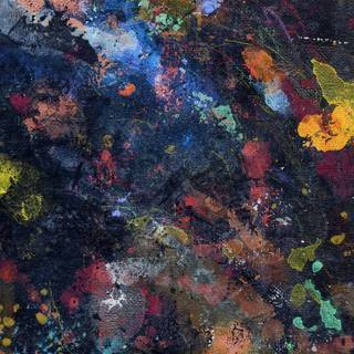 Acrylic painting wallpaper