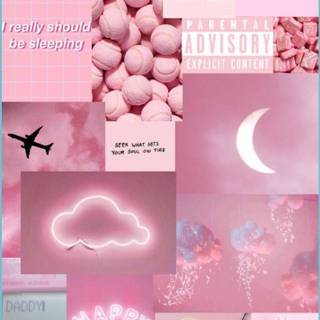 Baddie pink aesthetic wallpaper