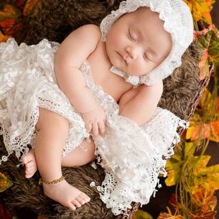 Baby autumn wallpaper