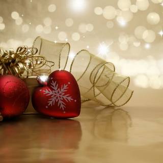 Christmas romantic wallpaper