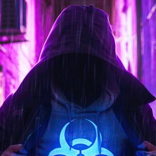 Girl and boy lights wallpaper